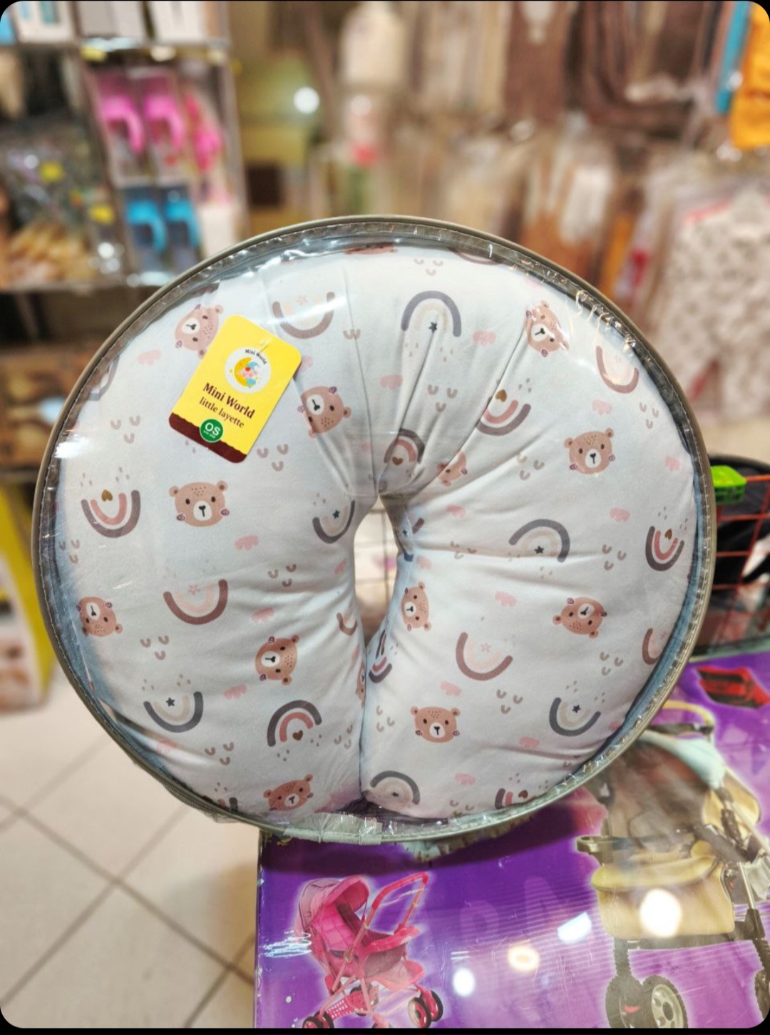 بالشت یو شیردهی و کمک به نشیمن نوزاد کاملا ضد حساسیت