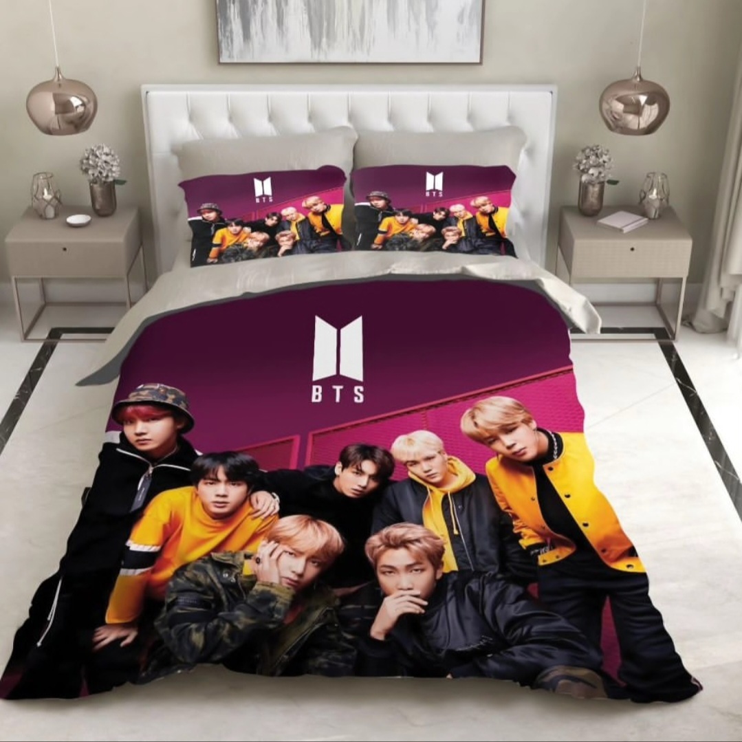 روتختی تک نفره پسرانه مناسب برای کودک و نوجوان BTS (پسکرایه)f