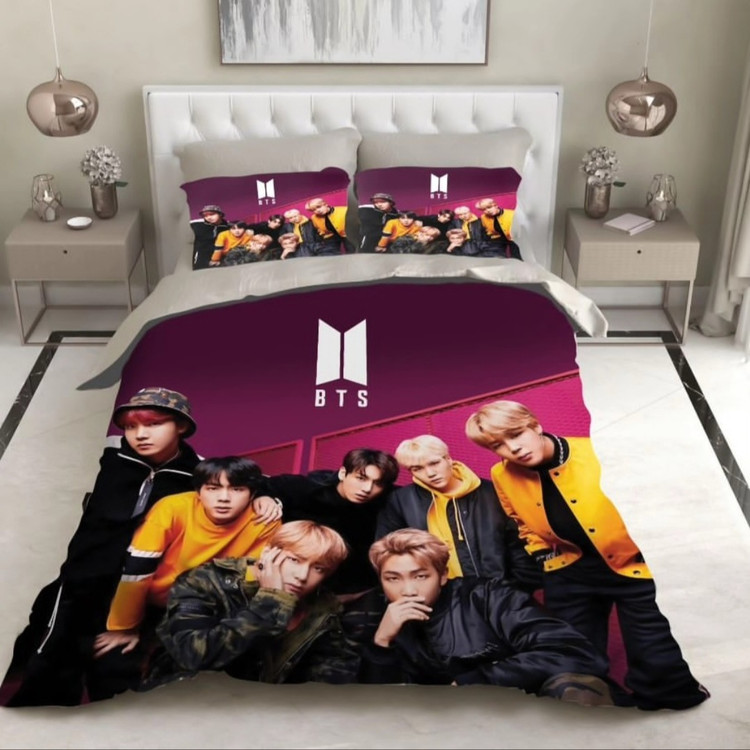 روتختی تک نفره پسرانه مناسب برای کودک و نوجوان BTS (پسکرایه)f
